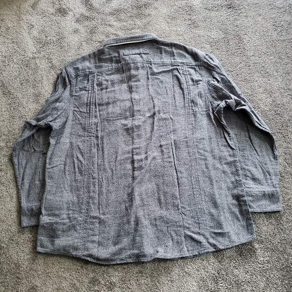 Duluth Shirt Mens Extra Large Blue Gray Button Up Flannel Free Swinging - Picture 6 of 12
